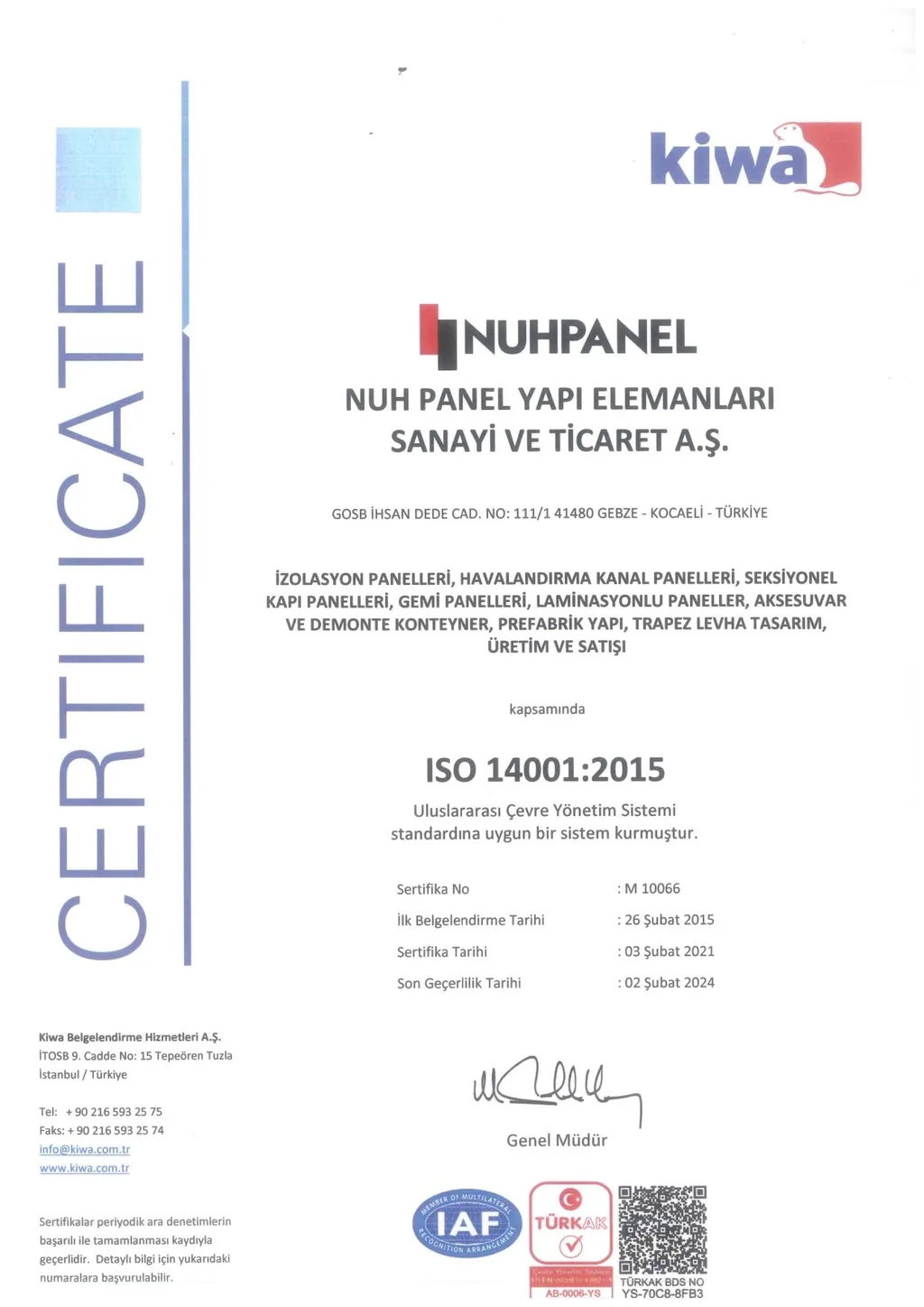 ISO 14001, Environmental management system