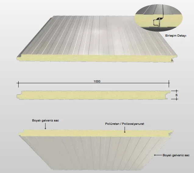 PU Wall Panel technical drawing