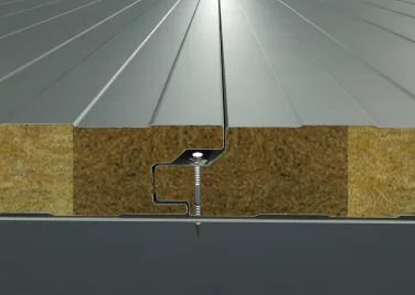 Rock Wool Wall Panel connection detail