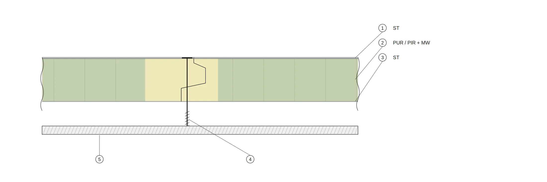 SIDING 1000 Hybrid connection detail